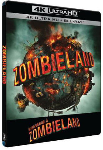 Zombieland Steelbook collector Blu ray 4K Ultra HD