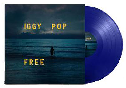 nouvel album iggy pop Free Vinyle bleu LP