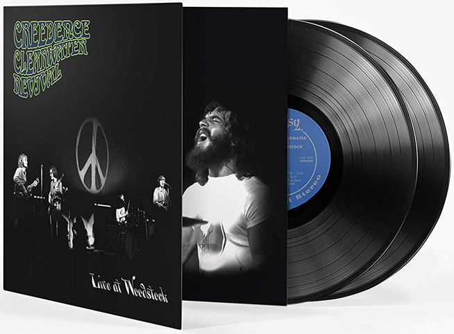 Live Woodstock Creedence Clearwater Revival Vinyle LP Gatefold