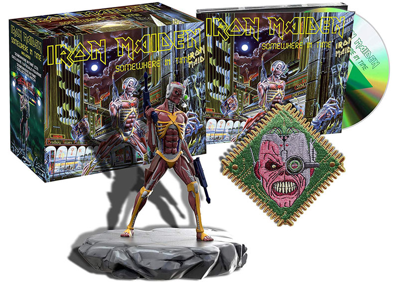 Iron maiden somewhere in time coffret collector 2019 figurine CD