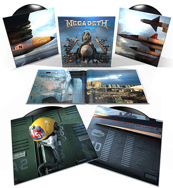 Megadeth 2019 warheads forheads coffret collector vinyl CD