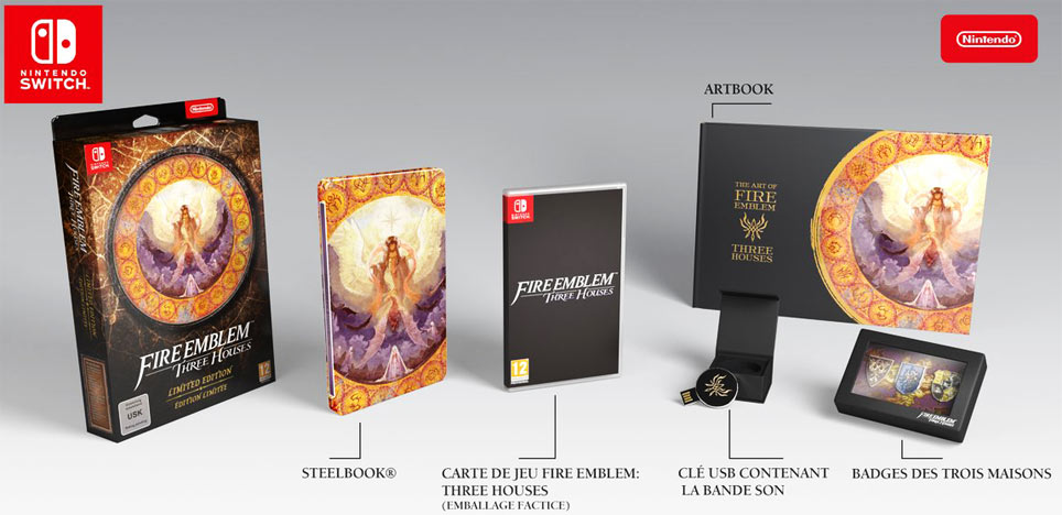 fire emblem three house edition collector limitee 2019 nintendo switch