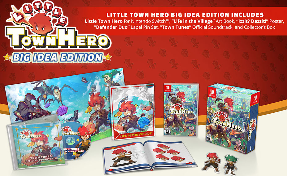 town hero nintendo switch edition collector limitee 2020 coffret