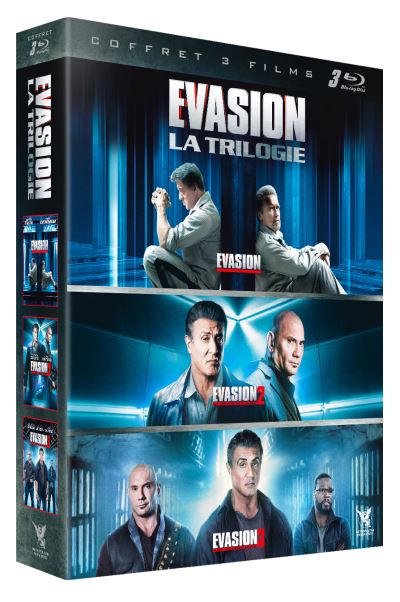 Coffret integrale Evasion Trilogie Blu ray
