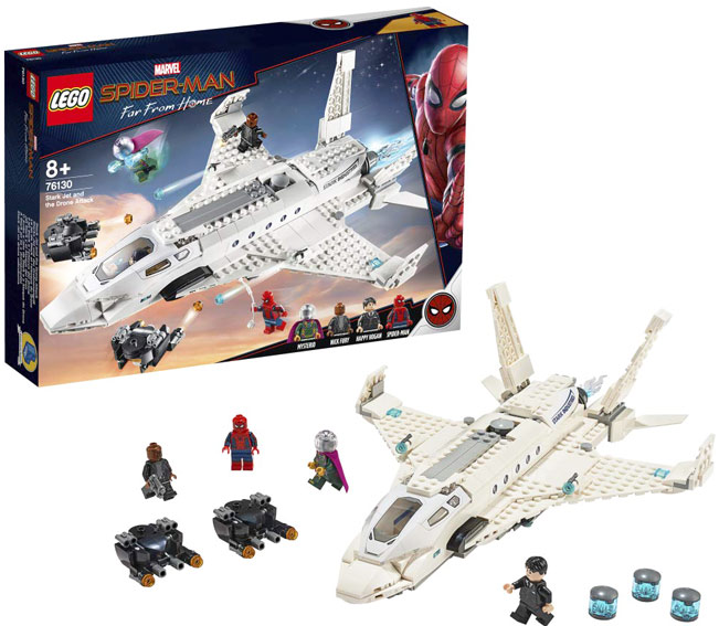 Spider man far from home collection LEGO 2019 76130 Avion Stark Jet