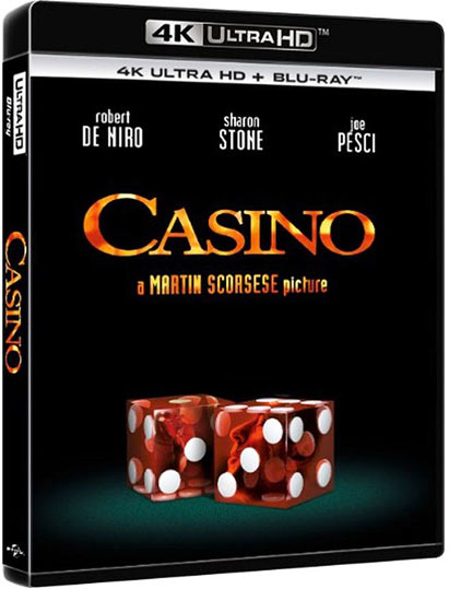 casino Blu ray 4K UHD Scorsese De Niro
