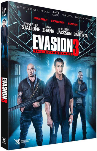 evasion 3 blu ray dvd stallone bautista