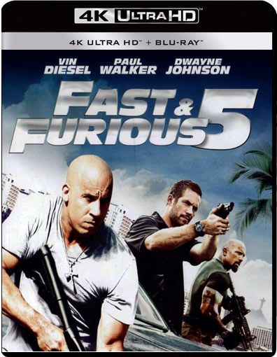 fast furious 5 Blu ray 4K Ultra HD