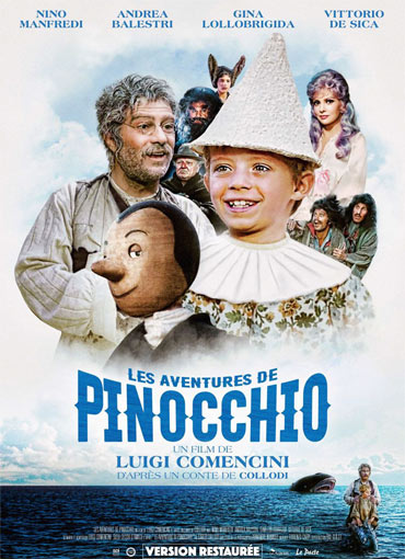 les aventures de pinnocchio Blu ray DVD edition collector restaure 2019 fr