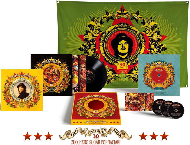zucchero box oro incenso coffret collector edition limitee deluxe CD Vinyle LP
