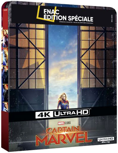 Captain marvel steelbook Blu ray 4K collector edition fnac