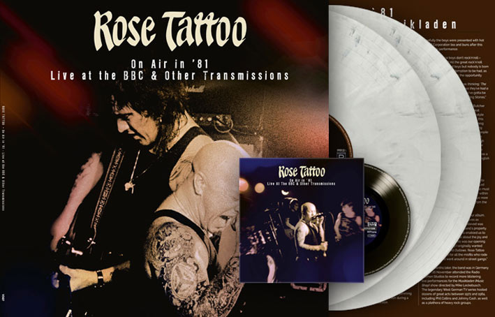Rose Tattoo 81 BBC vinyle edition limitee