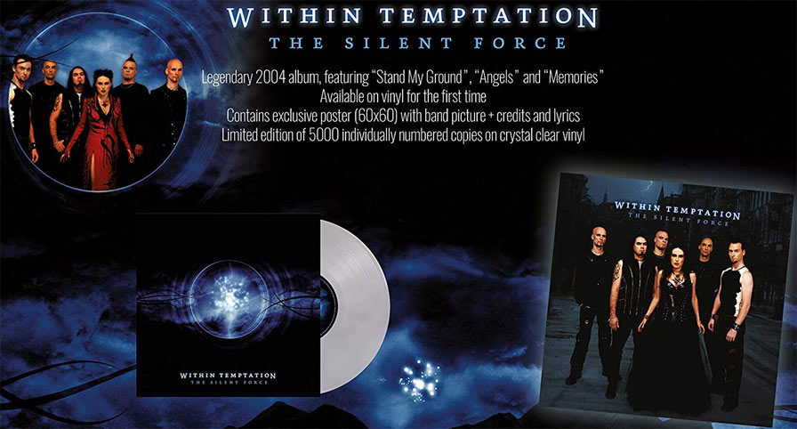 Within temptation Silent Force Vinyle edition limitee LP 2019