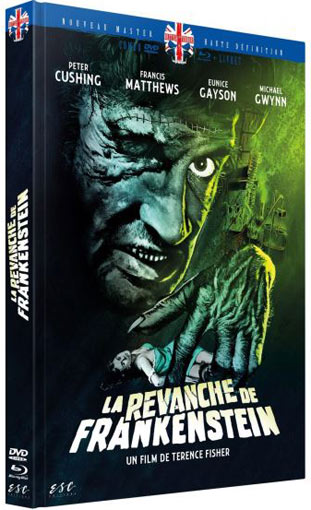 la revanche de Frankenstein Blu ray DVD edition collector