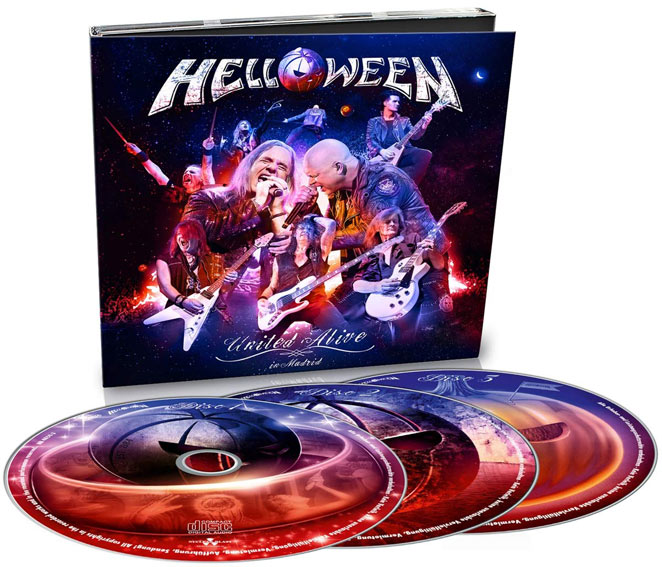 Helloween Coffret 3CD United Live 2019