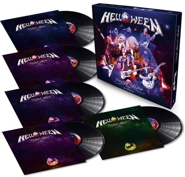Helloween united alive coffret vinyle LP collector 2019