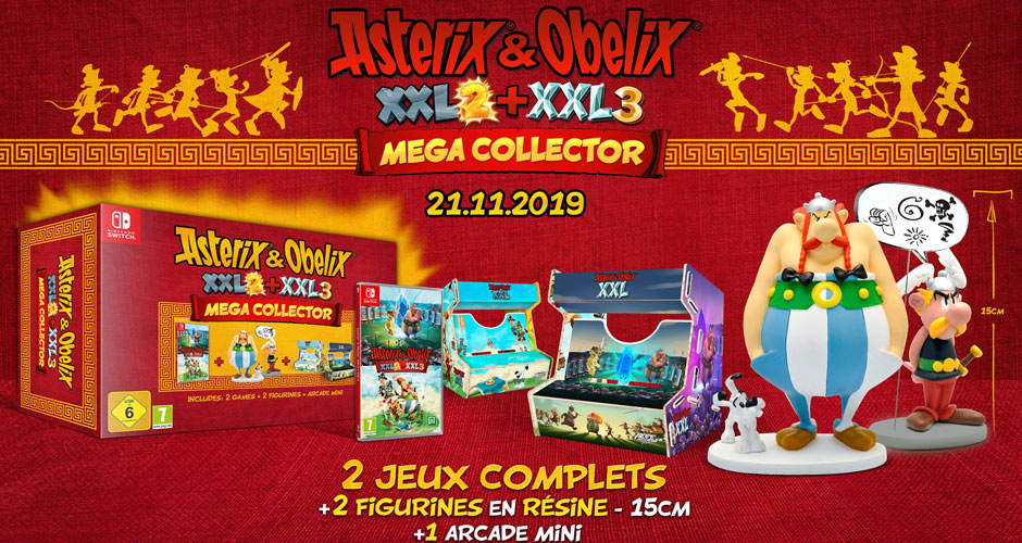 Asterix XXL 3 edition mega collector figuirnes arcade