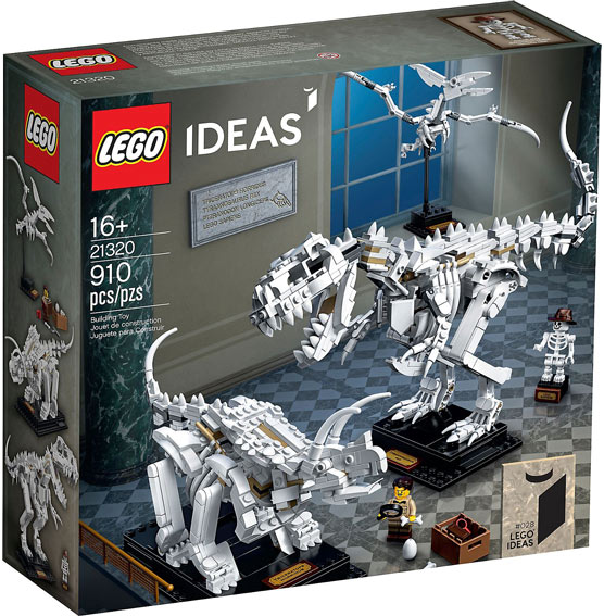 Lego ideas 21320 dinosaure squellete muse fossile