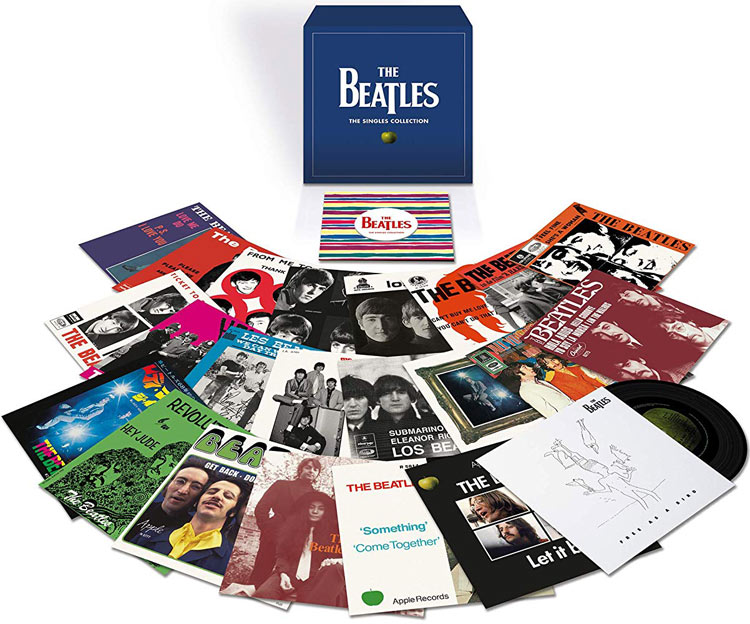 The Beatles Singles collection coffret integrale Vinyle EP