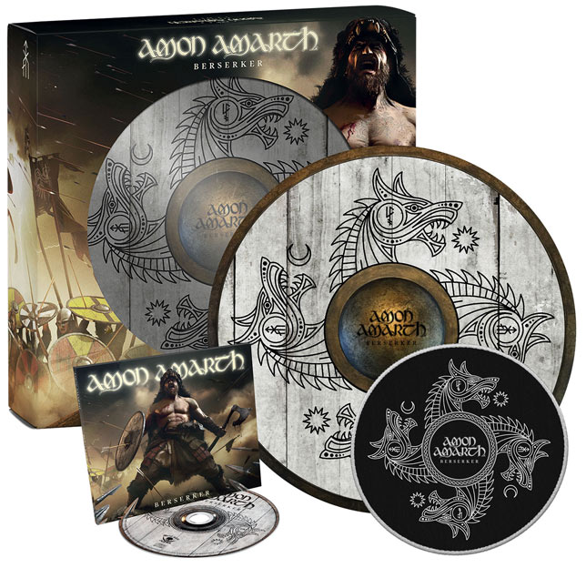 Amon Amarth Berserker nouel album edition collector Vinyle CD Bouclier
