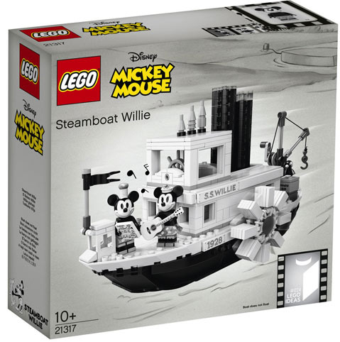 Lego ideas batau mickey steamboat willie Disney