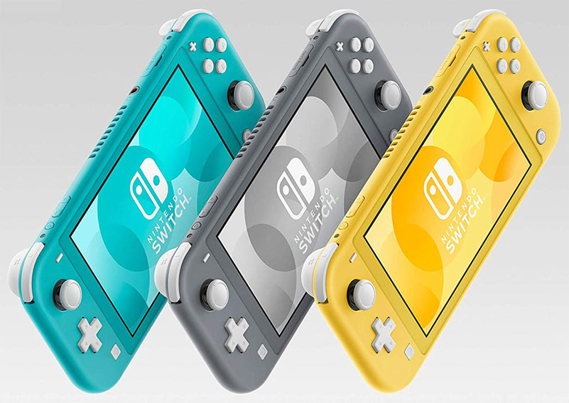 Nintendo Switch Lite edition gris jaune bleu 2019