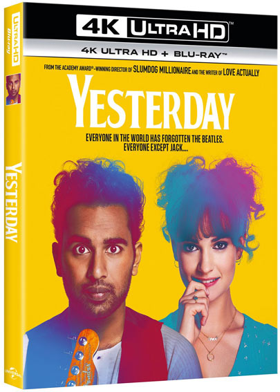 yesterday film Blu ray 4K ultra HD DVD