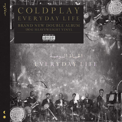 coldplay everyday life nouvel album Vinyle LP CD edition