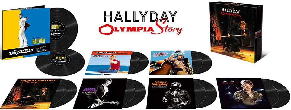 Johnny hallyday olympia Story coffret Vinyle LP edition limitee numerotee
