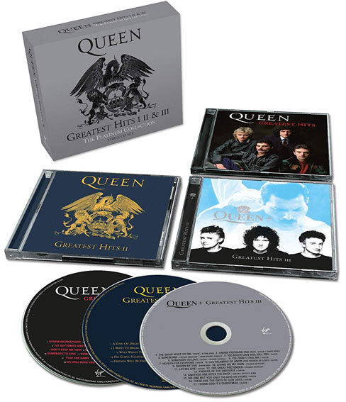 coffret 3cd queen greatest hits compilation