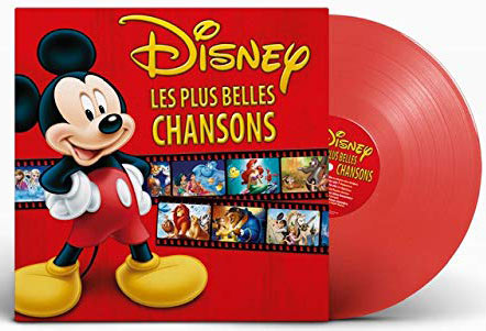 vinyle Disney colore rouge plus belles chansons