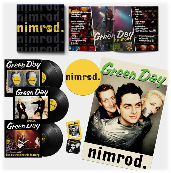 Greenday nimrod vinyl lp cd coffret collector 25th anniversary