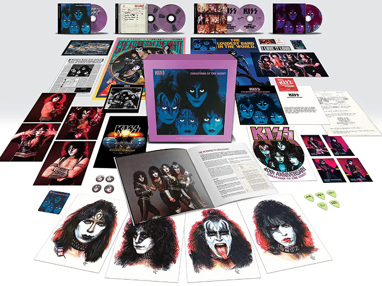 Kiss creature of the death coffret box collector 40th anniversary edition limitee