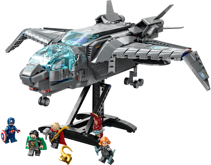 LEGO marvel avengers quinjet collection 2023