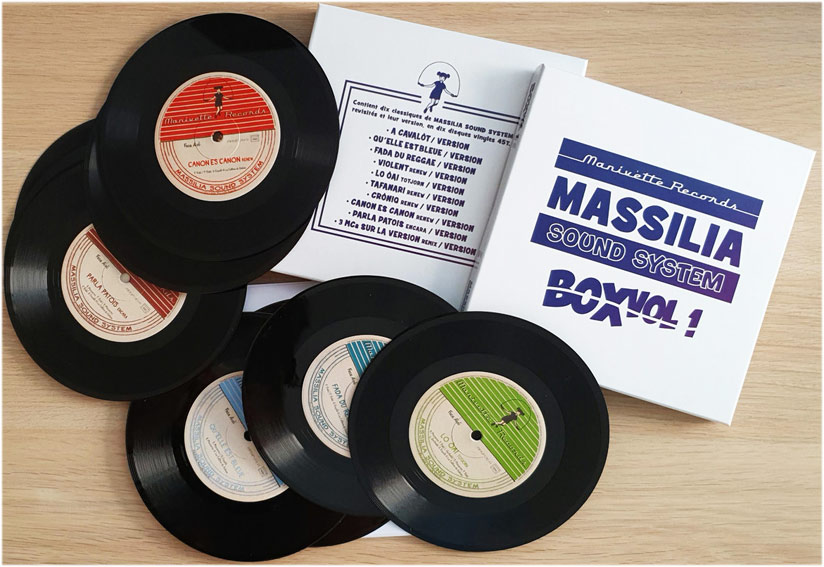 Massilia sound system cffret box collector vinyl ep single