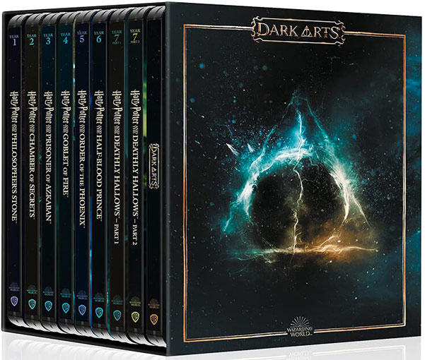 Coffret intégrale Harry Potter Steelbook Blu-ray 4K Dark Arts