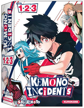 Coffret manga kemono incidents tome 1 a 3