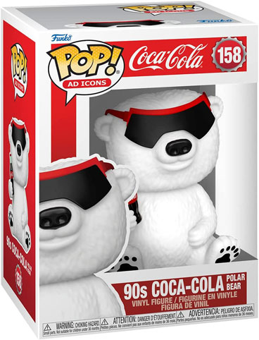 Funko pop coca cola ours bear polar figurine noel 2022