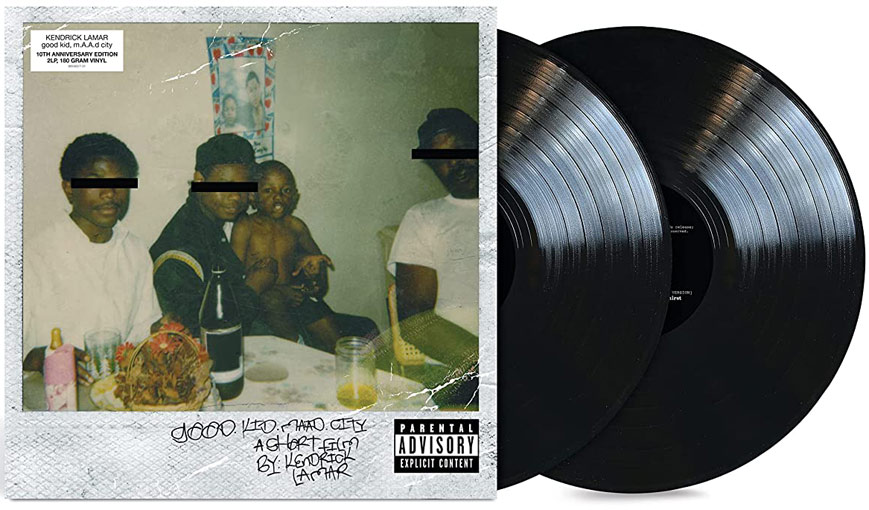 Kendrick lamar good kid maad city 10th anniversarry 2LP vinyl 180