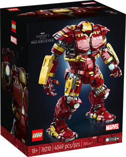nouveau lego collector marvel iron man armure