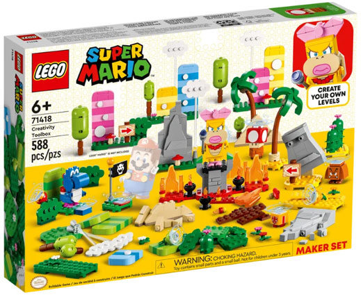 Lego super Mario Creativity Toolbox 71418 collection 2023