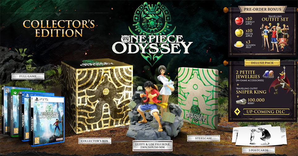 one piece odyssey nouveau jeu coffret collector edition limitee PS5 PS4 Xbox