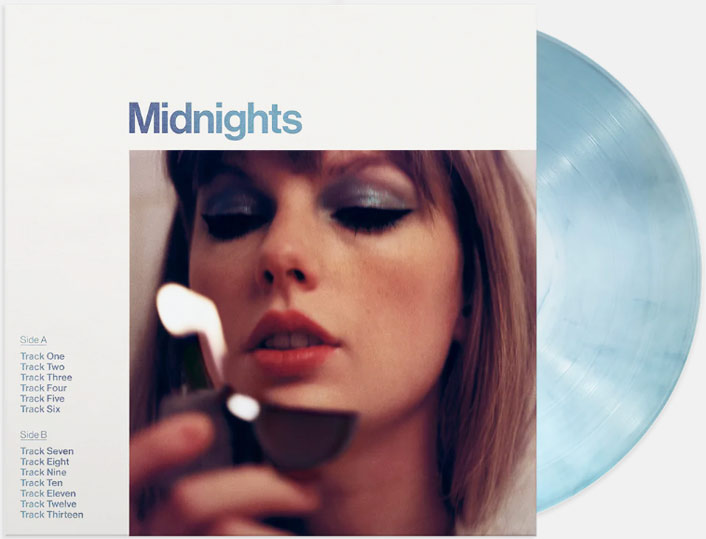 taylor swift nouvel album midnights vinyl LP edition 2022