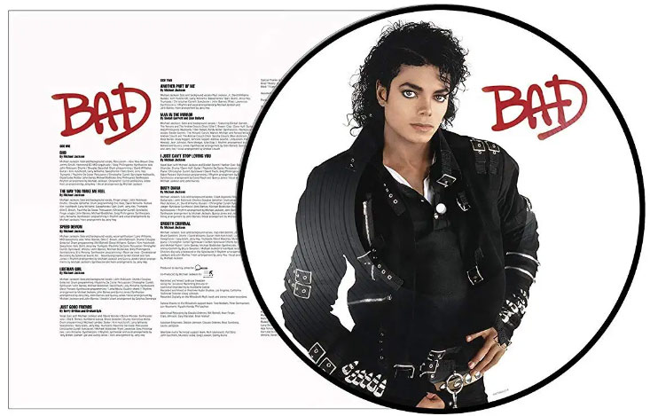Bad michael jackson picture disc vinyl lp edition
