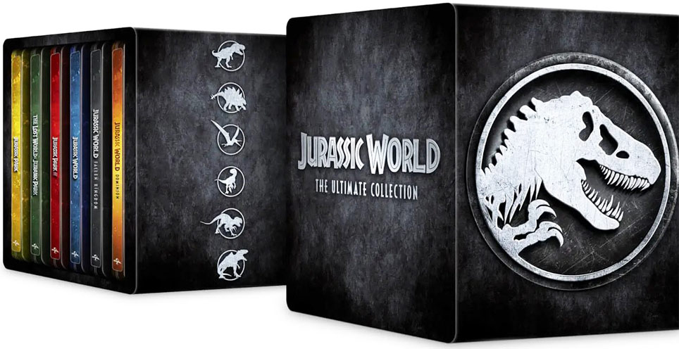 coffret integrale jurassic park world steelbook collecto rbluray 4k