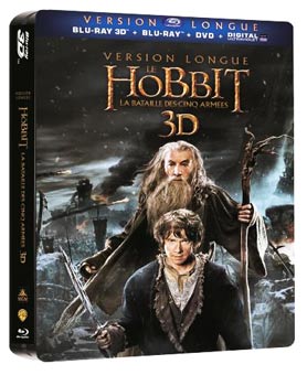le-hobbit-5-armees-version-longue-steelbook--bluray-3D-2D-DVD