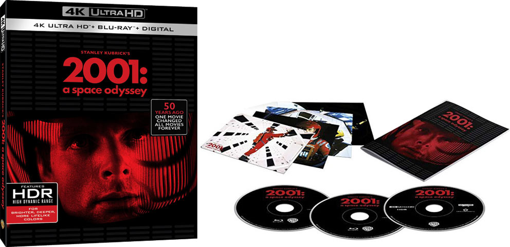 2001 en Blu-ray 4K Ultra HD Kubrick édition collector limitée 50th 2001-Blu-ray-4K-50th-anniversary-edition-2018-fr-france