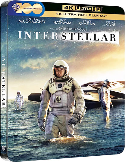 Interstellar steelbook bluray 4k ultra hd warner 100 2023