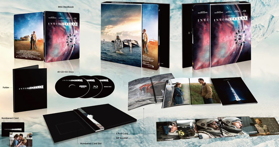 interstellar coffret bluray 4k ultra hd edition steelbook 2024