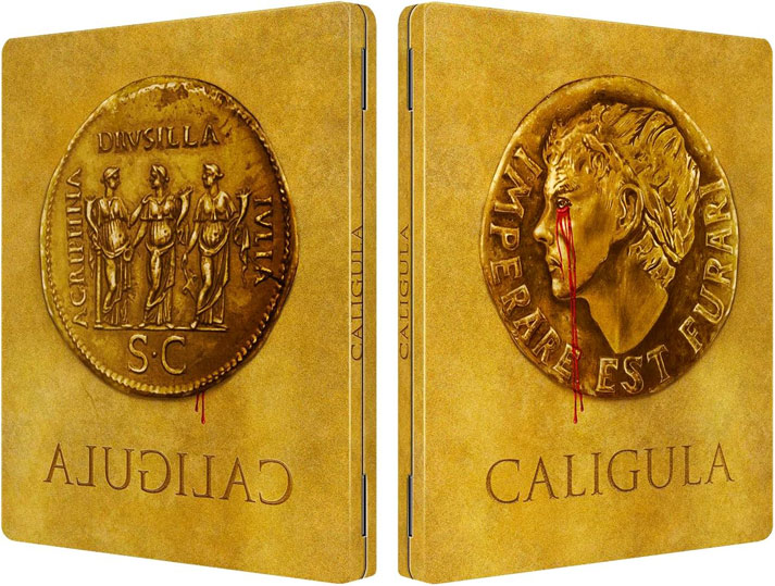 Caligula steelbook bluray 4K ultra HD edition fr france piece or